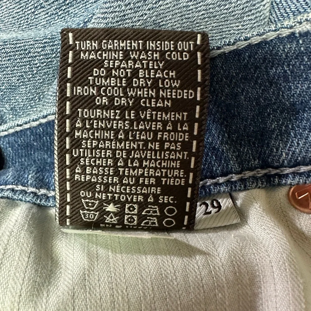 7 For All Mankind Denim Mini Skirt Size 29